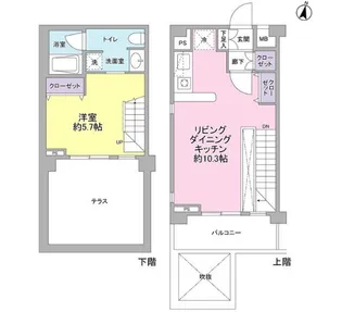 サンピエス桜新町の間取り