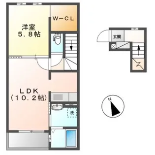 サンシャイン石津 C棟【2階】の間取り