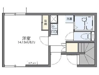 レオネクストみその【1階】の間取り