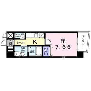 ラッフィナート羽田【7階】の間取り