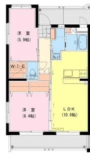 波島1丁目マンション【1階】の間取り