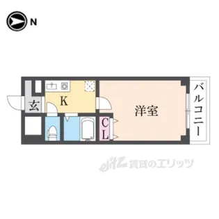 アクティ塚口【3階】の間取り