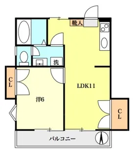 コーポサニー【2階】の間取り