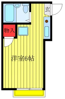 ノースガーデニア【2階】の間取り