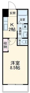 ウィルコート初南【2階】の間取り