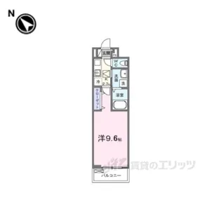 カーサ・ミニヨン【3階】の間取り