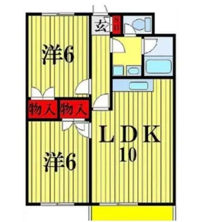 セキネハイツ【2階】の間取り