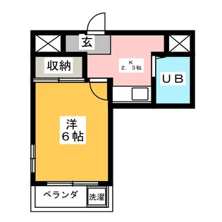 安藤ビル【2階】の間取り