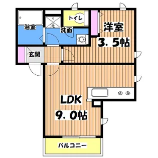 グランフェリシア【2階】の間取り