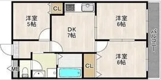 レクシア新梅田【3階】の間取り
