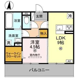 エスタールオーデン【3階】の間取り
