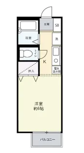 セジュールF B棟【2階】の間取り
