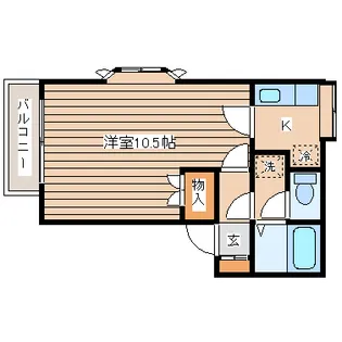 リエゾンI【2階】の間取り