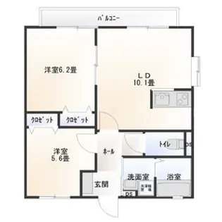 セントセシリアII【1階】の間取り