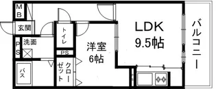 カサレリア【2階】の間取り