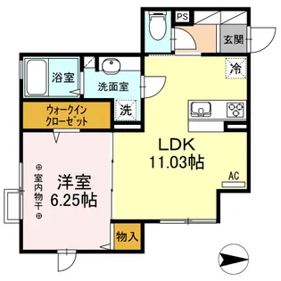メゾン ルミエール【2階】の間取り