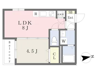セレナ平林【2階】の間取り