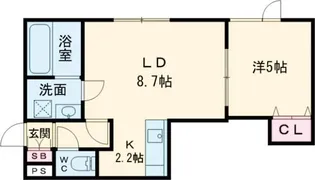 KENT HOUSE【1階】の間取り