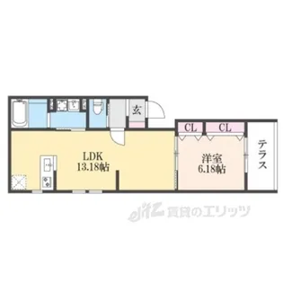 CIELCOURT門真南【1階】の間取り