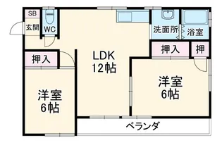 コーポマスダ【2階】の間取り