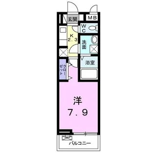 ベルオーブ【2階】の間取り