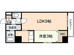 LST表町III【8階】の間取り