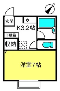 カルム松原【2階】の間取り