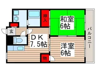 サニ―プレイス【2階】の間取り