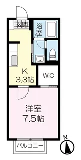 メゾン・ド・オクラホマVI【2階】の間取り