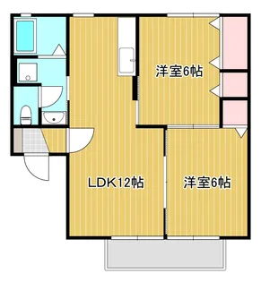 グリシーナ【1階】の間取り