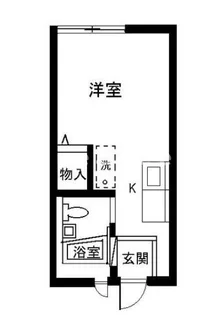 カーサあや【1階】の間取り