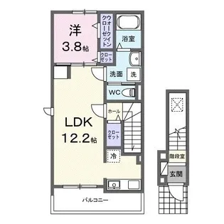 アマルコルド【2階】の間取り