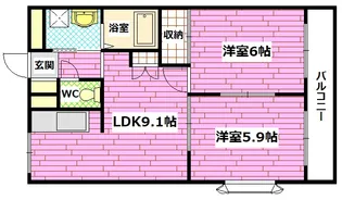 プロニティハウスK【2階】の間取り