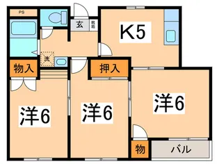 STマリン【1階】の間取り