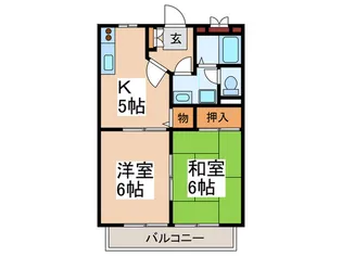 ファミ-ル宮崎台【2階】の間取り