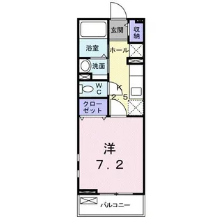 ノイ.グランツ M.II【2階】の間取り