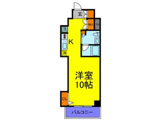レジディア神戸磯上【7階】の間取り