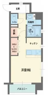 ヴィラマール雨宮【5階】の間取り