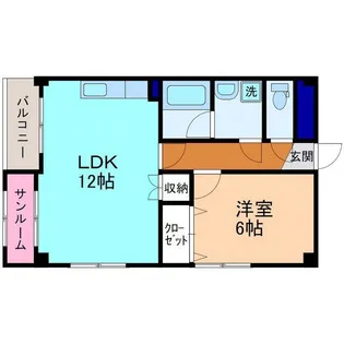 ポエムノーム松村【3階】の間取り