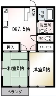 サンヴィレッジ【2階】の間取り