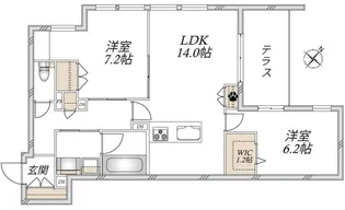 【新築☆旭化成ヘーベルメゾン】セレナ・ヴィラ【1階】の間取り
