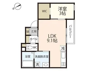 ViVi五日市【3階】の間取り