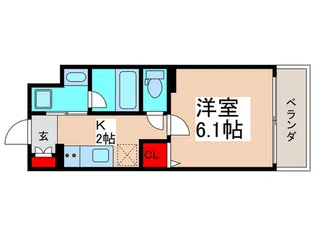 カルム海神【1階】の間取り