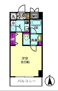 ハイネスウェル【1階】の間取り