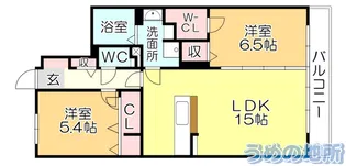 フロース フォンス【2階】の間取り