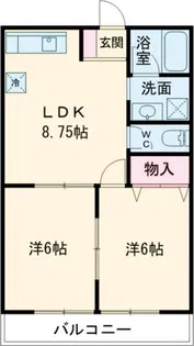 ベル東葛西【2階】の間取り