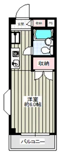 ベルメゾン片岡【3階】の間取り