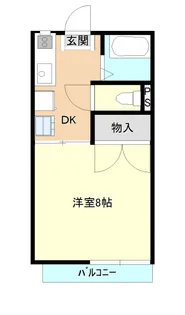 コートルーエ【1階】の間取り