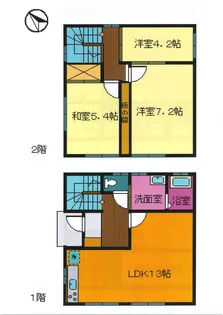山形県山形市北山形1【一戸建】の間取り