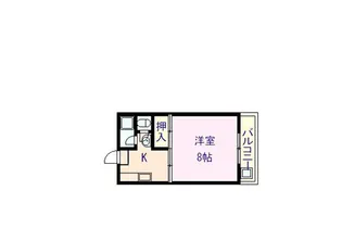 グリーンハイツ武田C【2階】の間取り